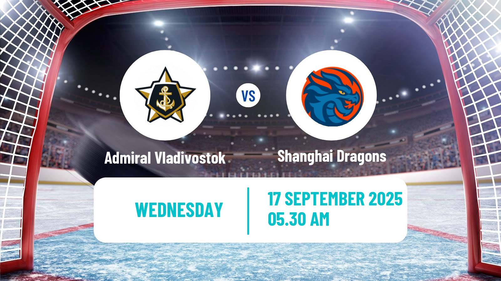 Hockey KHL Admiral Vladivostok - Shanghai Dragons