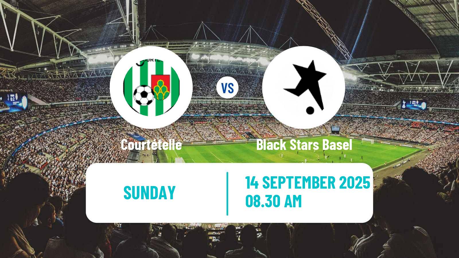 Soccer Swiss 1 Liga Classic Group 2 Courtételle - Black Stars Basel