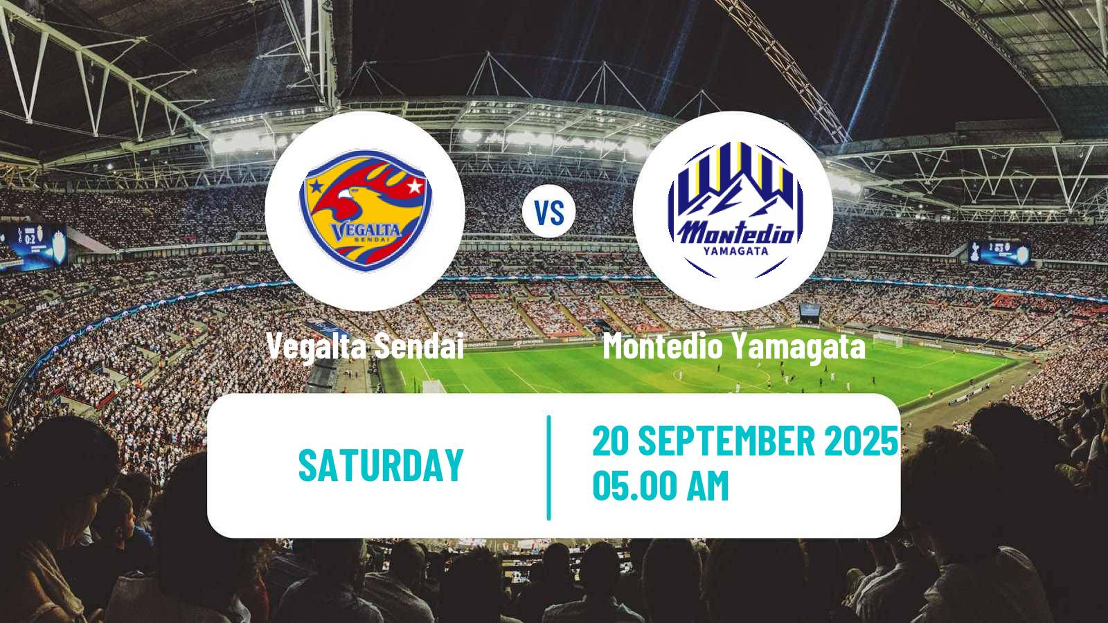 Soccer Japan J2 League Vegalta Sendai - Montedio Yamagata