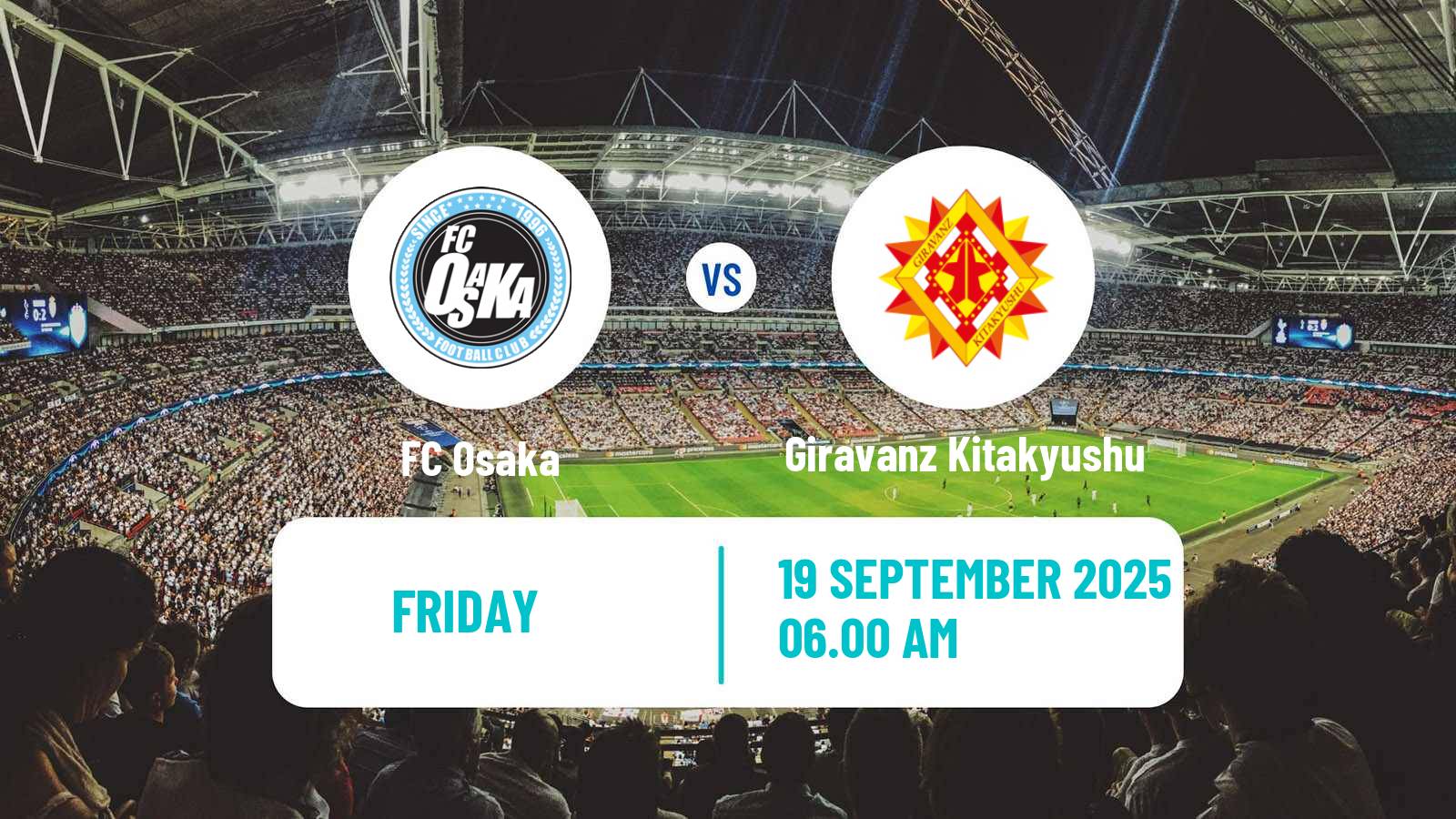 Soccer Japan J3 League Osaka - Giravanz Kitakyushu
