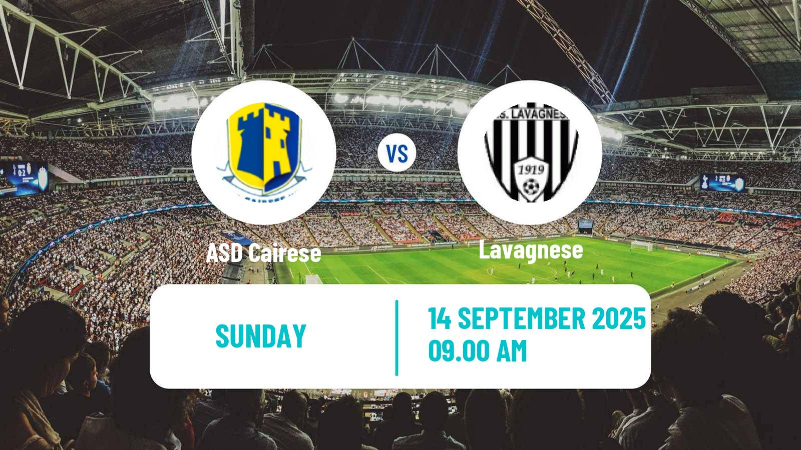 Soccer Italian Serie D - Group A Cairese - Lavagnese