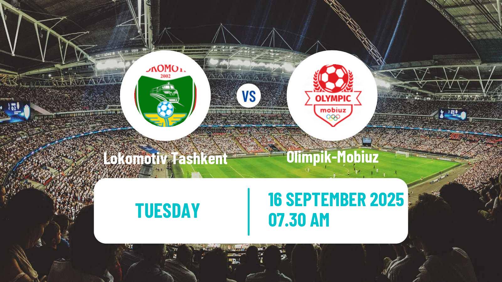 Soccer Uzbek Pro Liga Lokomotiv Tashkent - Olimpik-Mobiuz