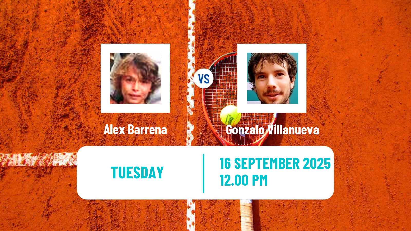 Tennis Villa Maria Challenger Men Alex Barrena - Gonzalo Villanueva