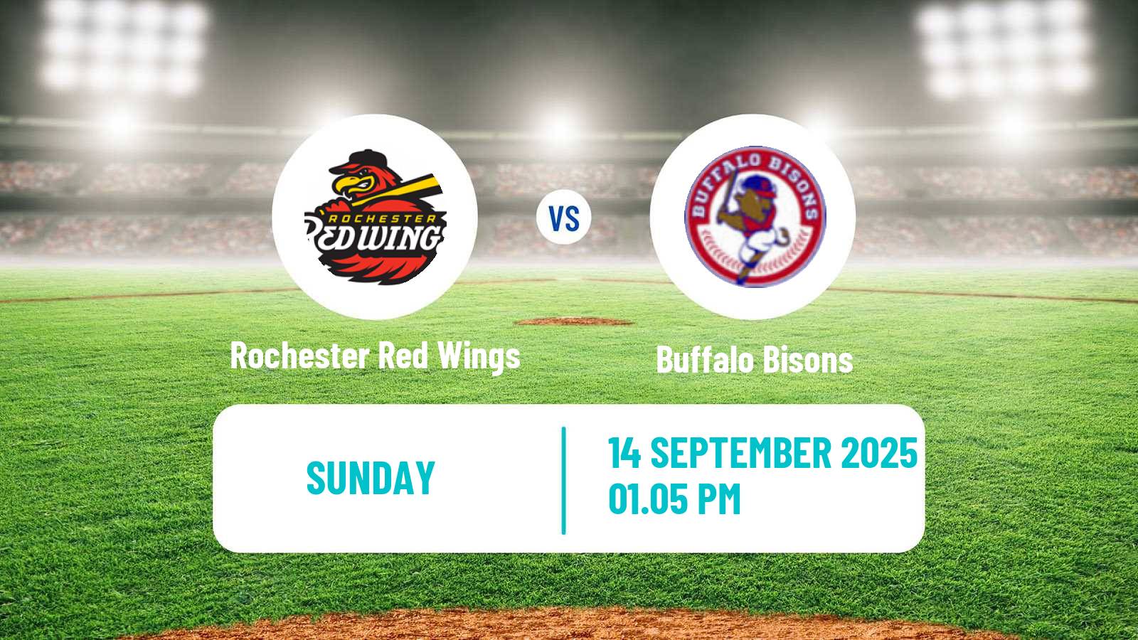 Baseball IL Rochester Red Wings - Buffalo Bisons