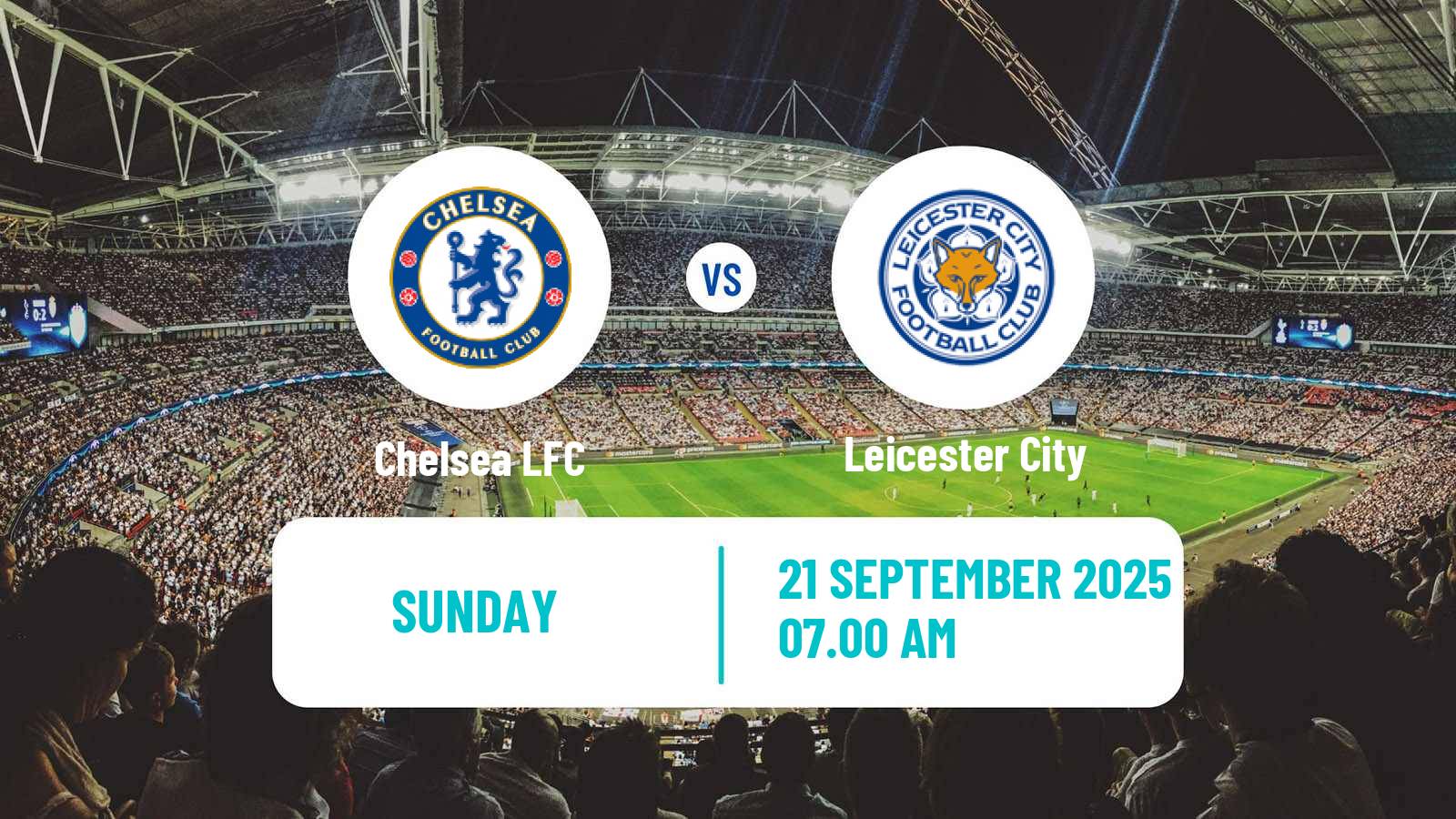 Soccer English WSL Chelsea - Leicester City