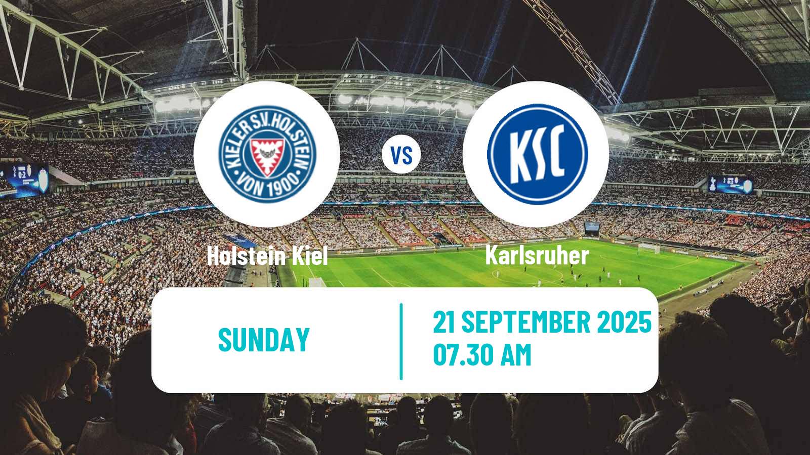 Soccer German 2 Bundesliga Holstein Kiel - Karlsruher