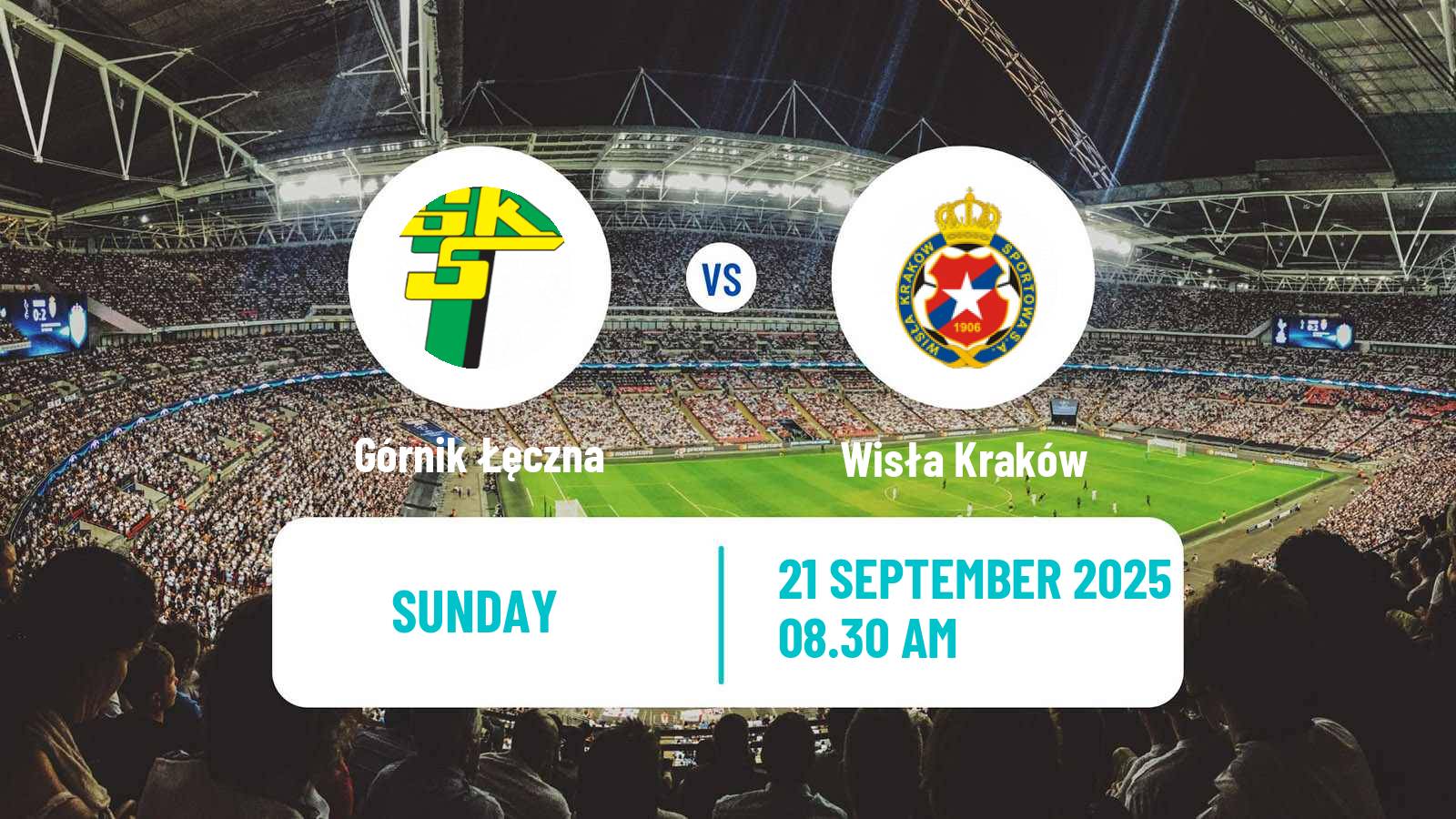 Soccer Polish Division 1 Górnik Łęczna - Wisła Kraków