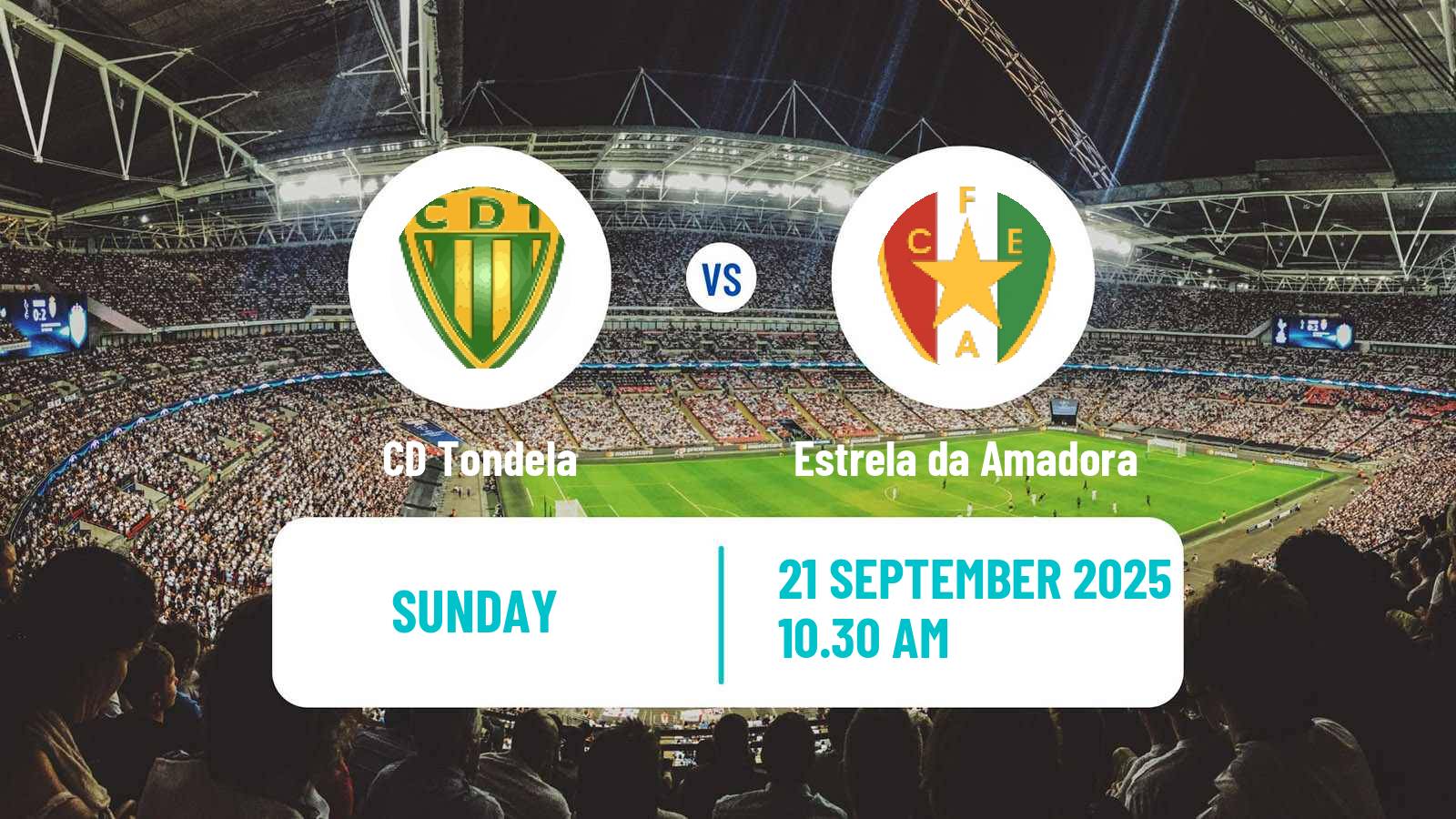 Soccer Liga Portugal Tondela - Estrela da Amadora