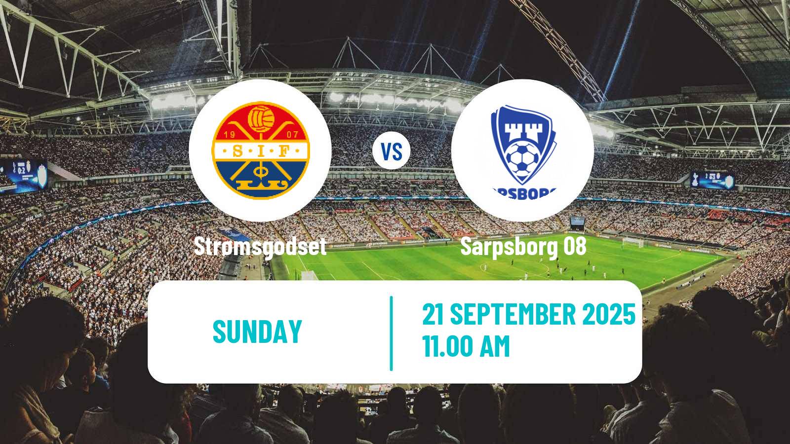 Soccer Norwegian Eliteserien Strømsgodset - Sarpsborg 08