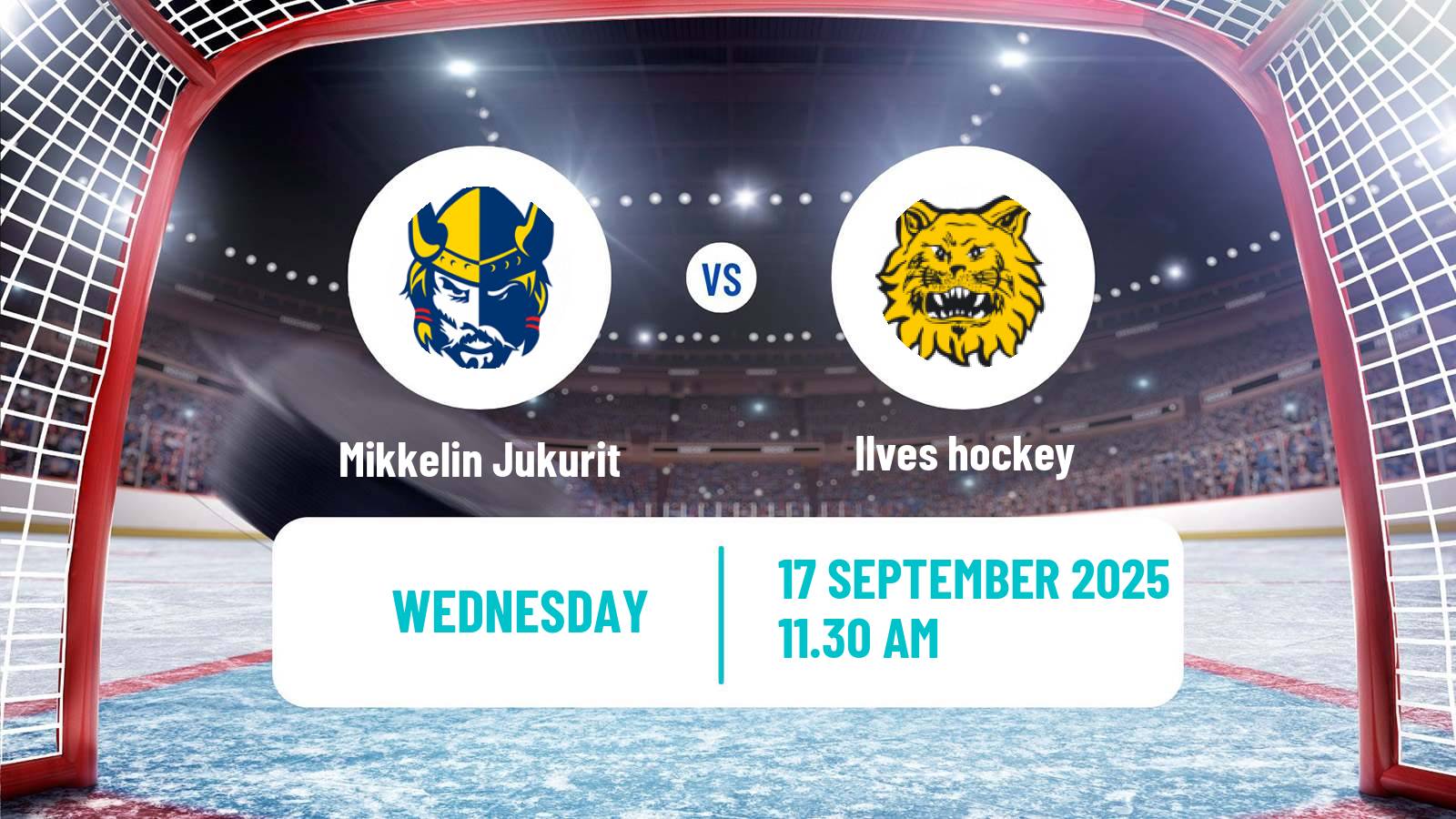 Hockey Finnish SM-liiga Mikkelin Jukurit - Ilves