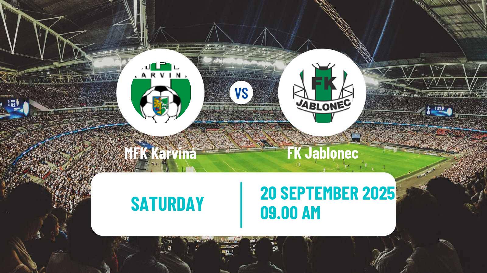 Soccer Czech 1 Liga Karviná - Jablonec