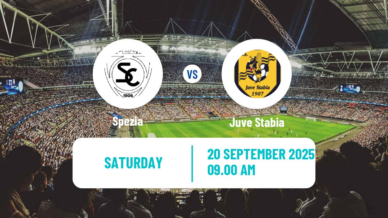 Soccer Italian Serie B Spezia - Juve Stabia