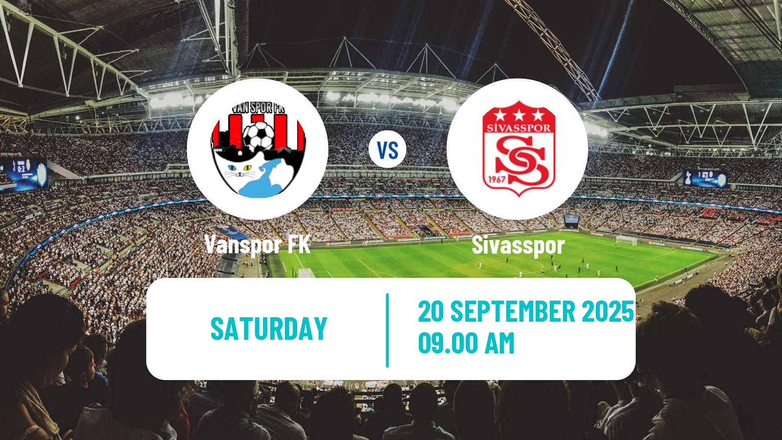 Soccer Turkish First League Vanspor - Sivasspor
