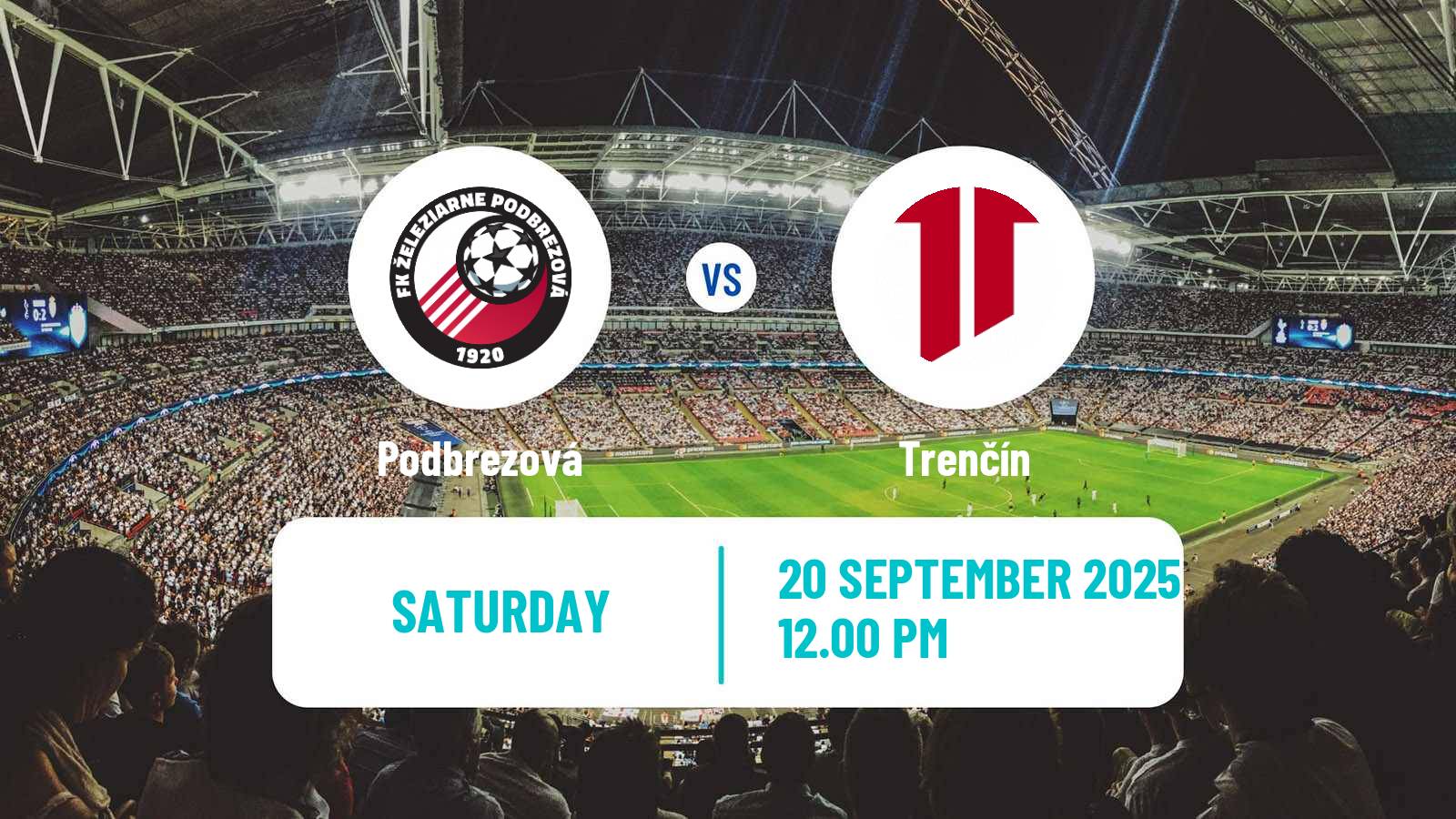 Soccer Slovak Superliga Podbrezová - Trenčín