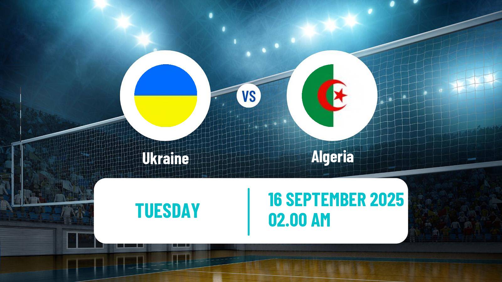 Volleyball World Championship Volleyball Ukraine - Algeria