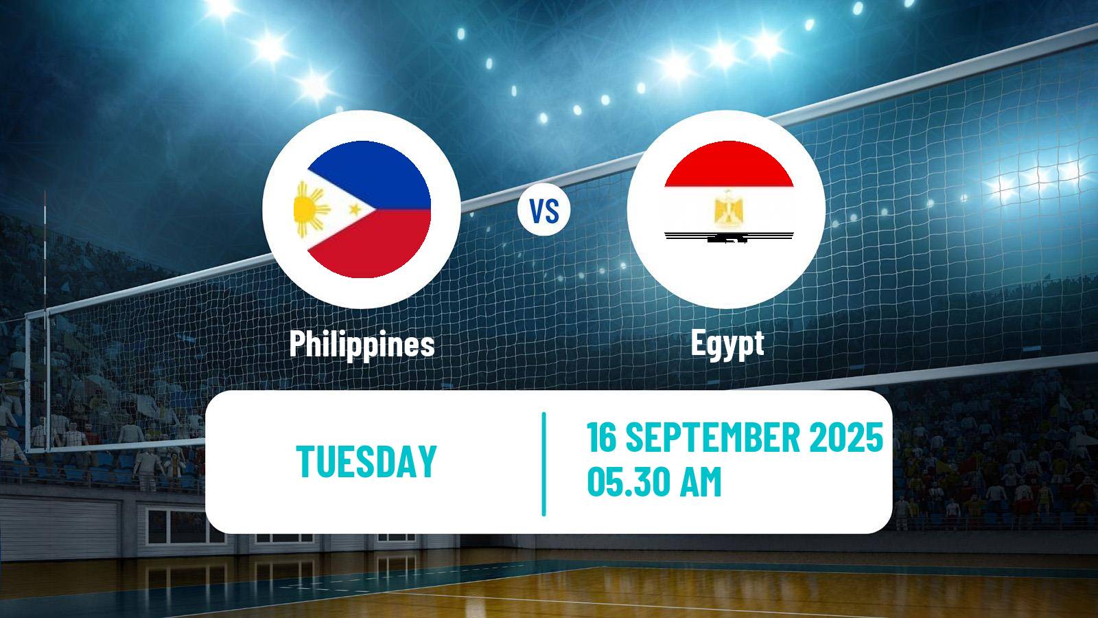 Volleyball World Championship Volleyball Philippines - Egypt