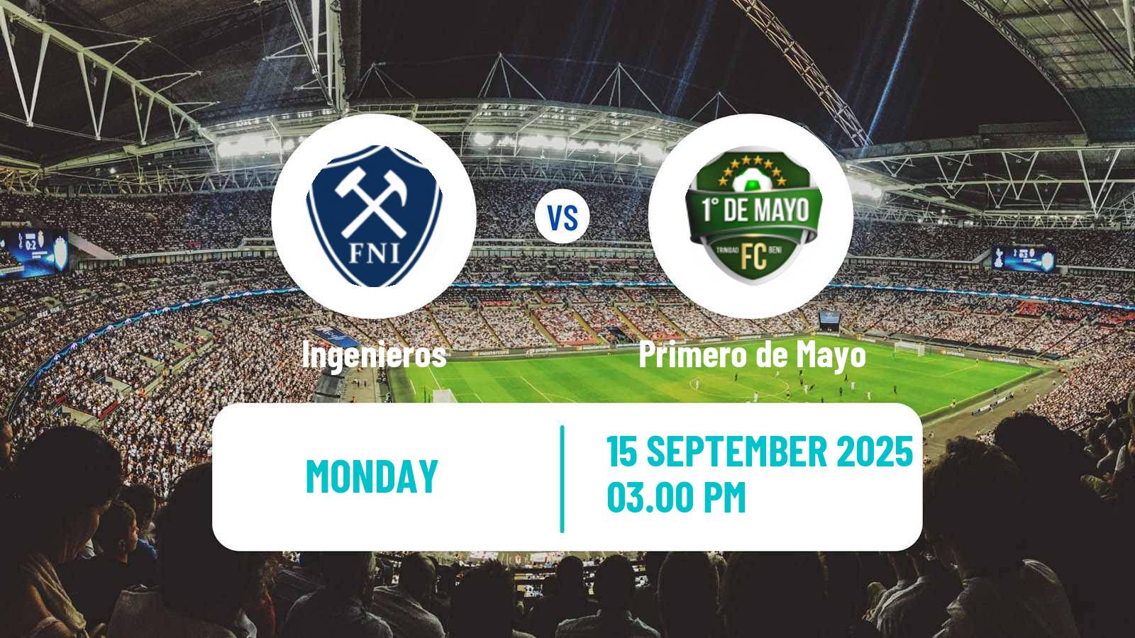 Soccer Bolivian Nacional B Ingenieros - Primero de Mayo