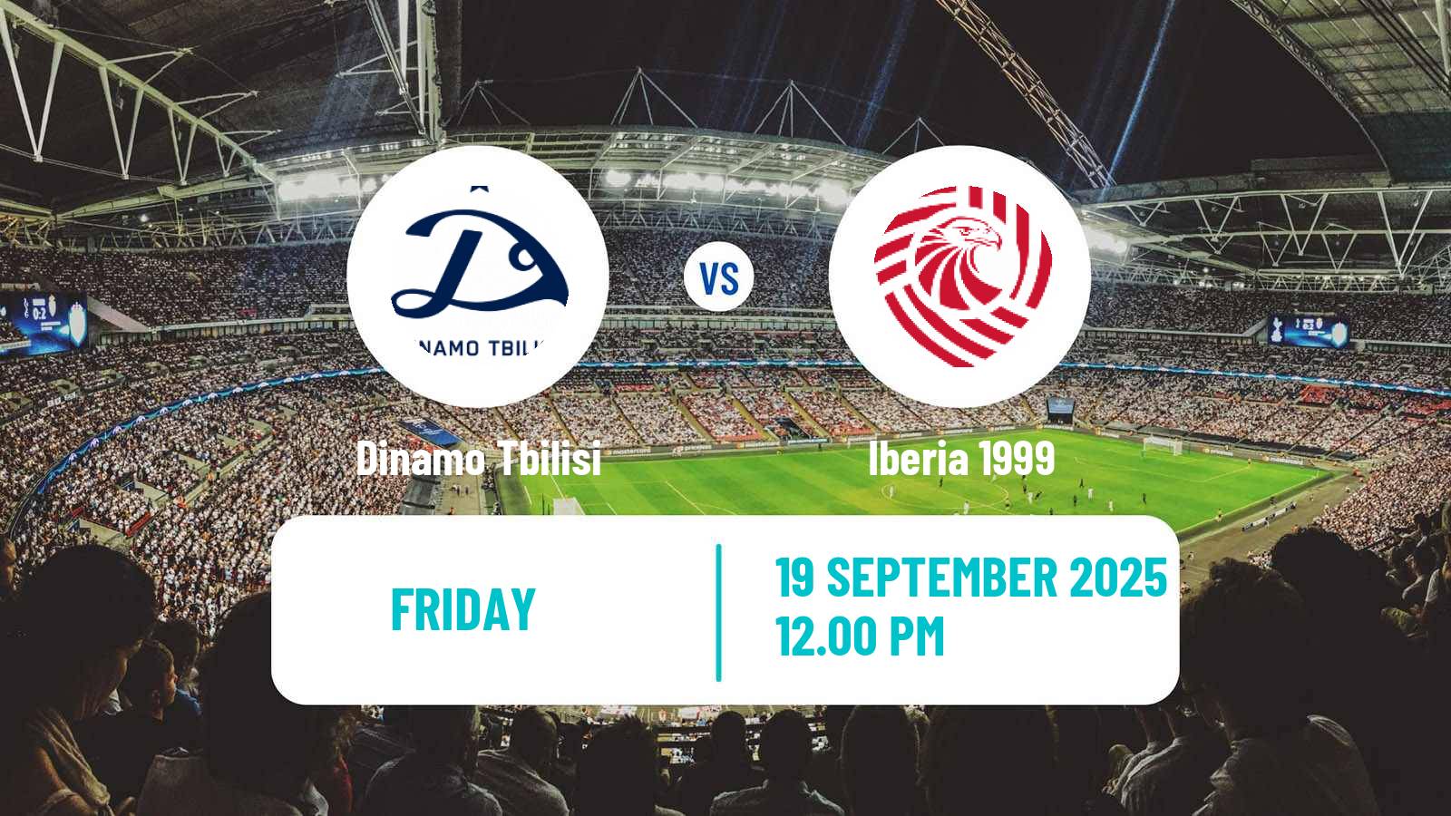 Soccer Georgian Erovnuli Liga Dinamo Tbilisi - Iberia 1999