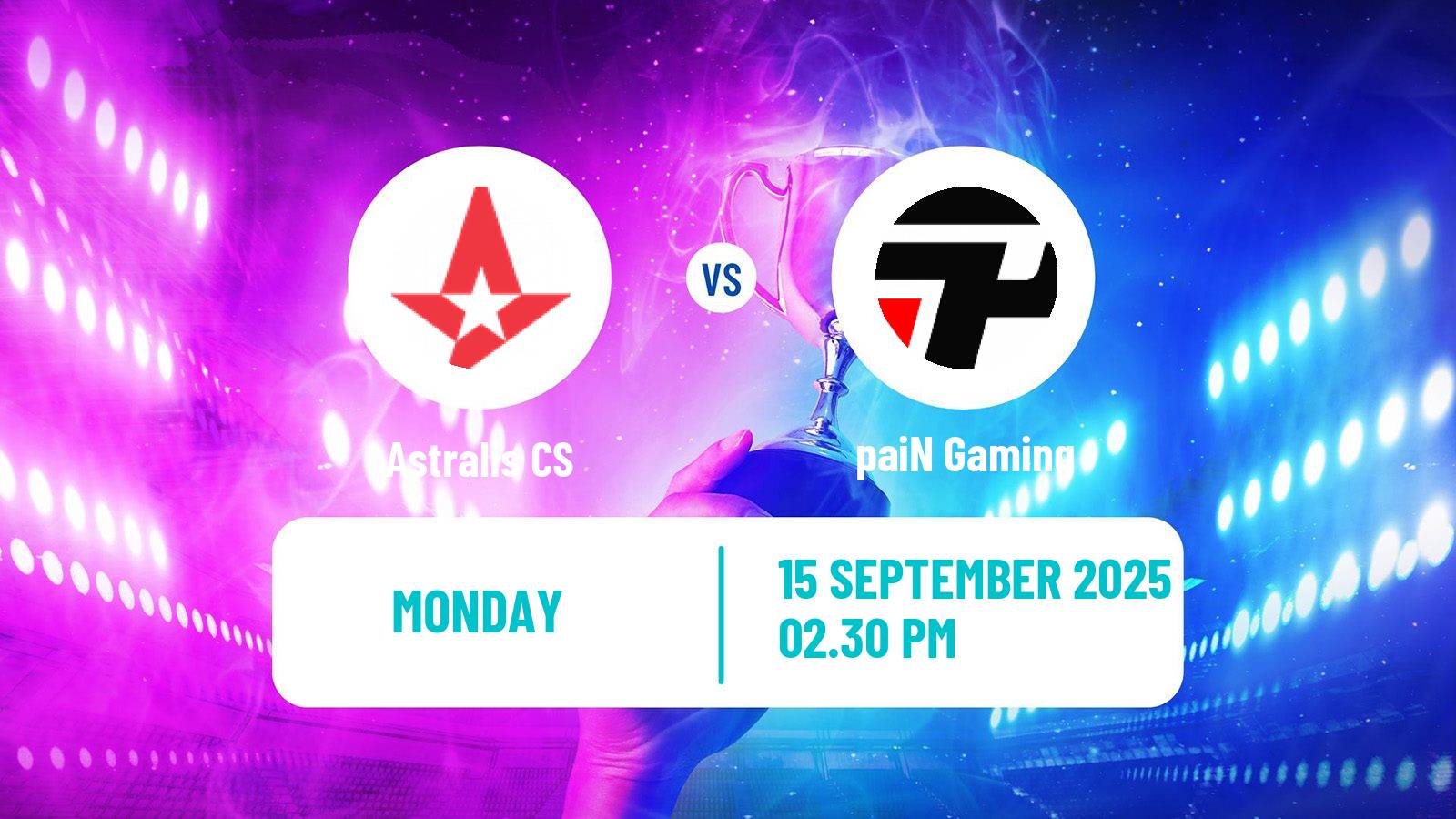 Esports Counter Strike Fissure Playground 2 Astralis - paiN Gaming