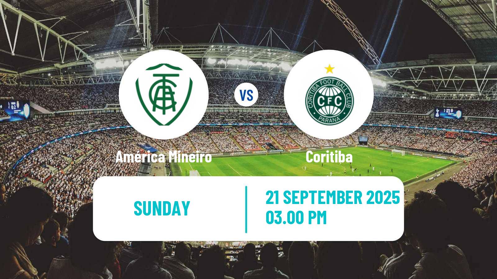 Soccer Brazilian Serie B América Mineiro - Coritiba