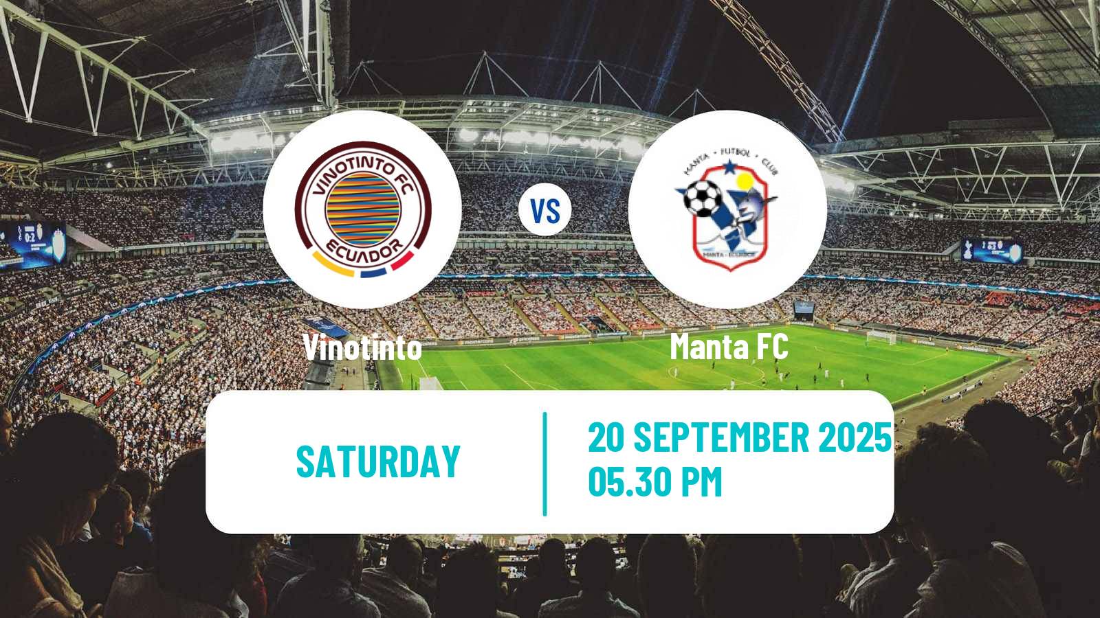 Soccer Ecuadorian Liga Pro Vinotinto - Manta