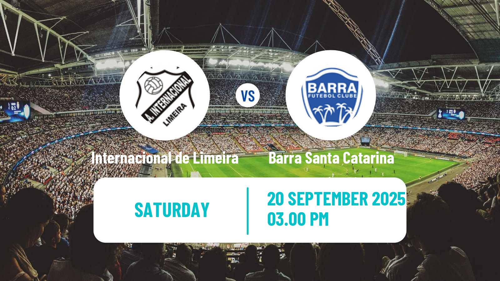 Soccer Brazilian Serie D Internacional de Limeira - Barra Santa Catarina