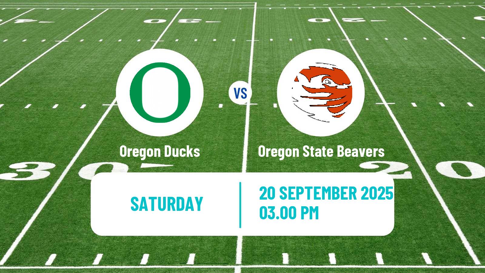 American football NCAA College Football Oregon Ducks - Oregon State Beavers