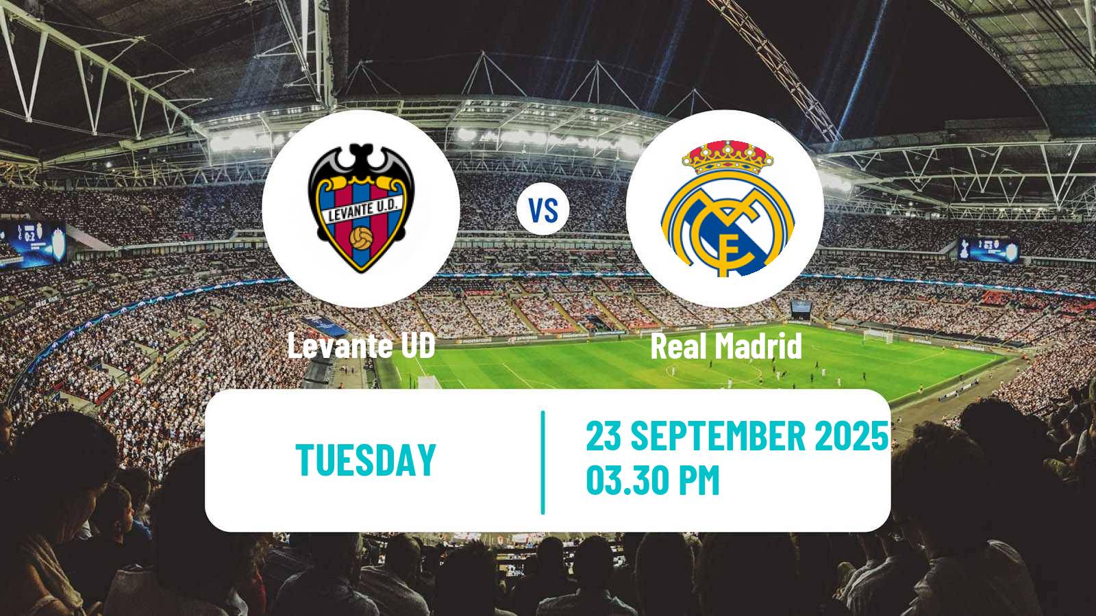 Soccer Spanish LaLiga Levante - Real Madrid