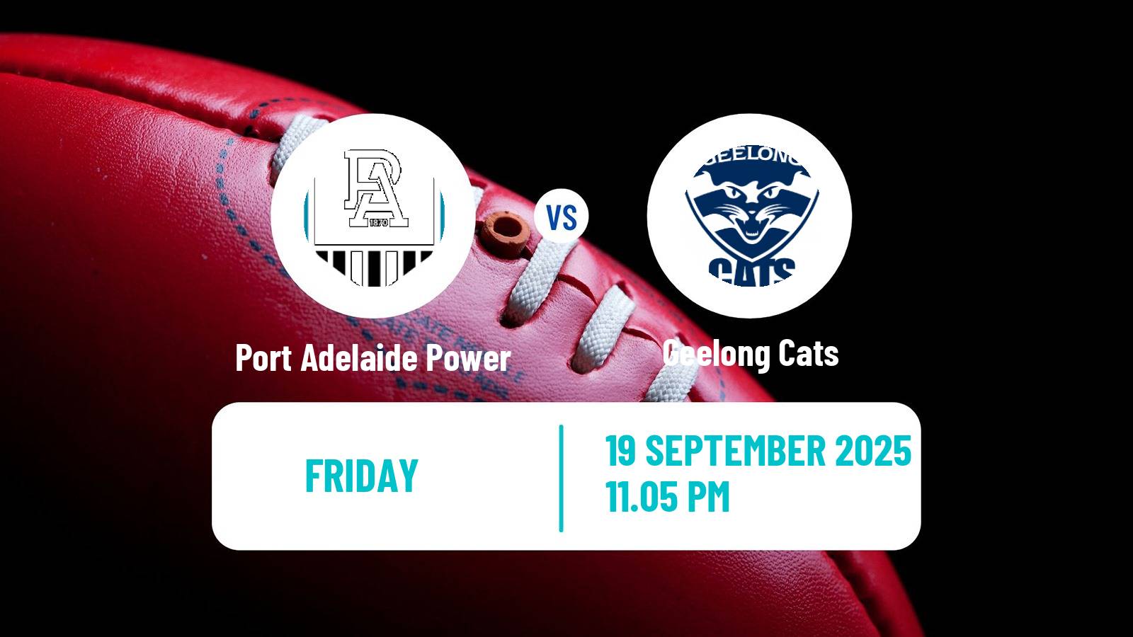Aussie rules AFL Women Port Adelaide Power - Geelong Cats