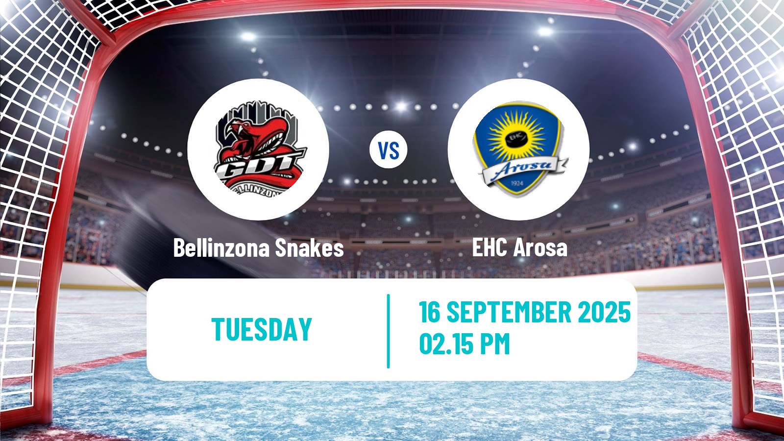 Hockey Swiss League Hockey Bellinzona Snakes - Arosa