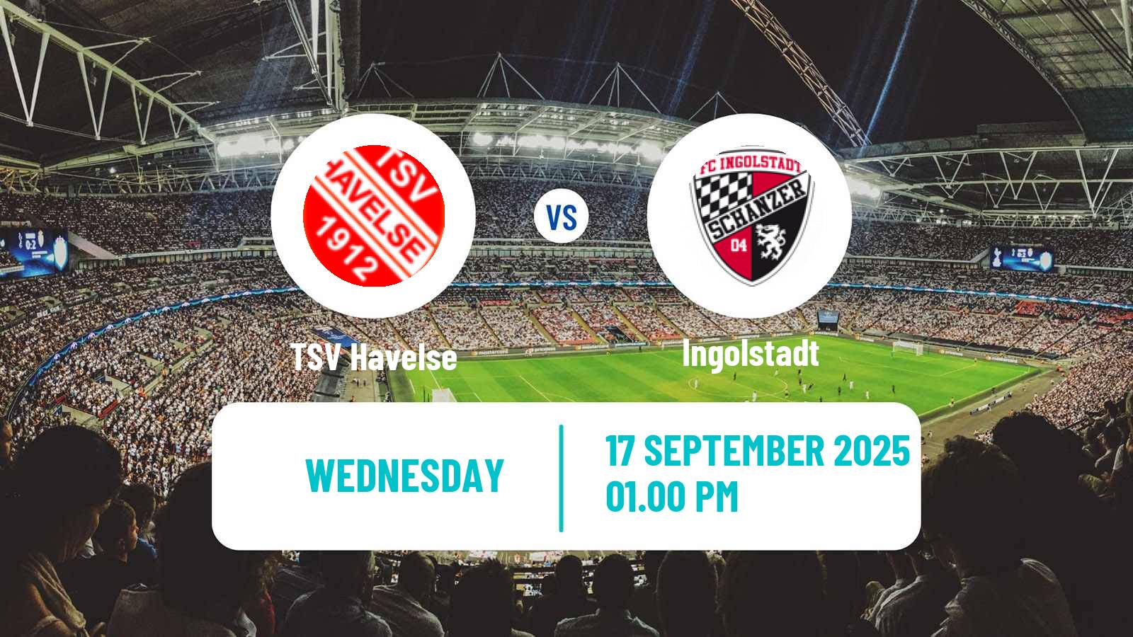 Soccer German 3 Bundesliga TSV Havelse - Ingolstadt
