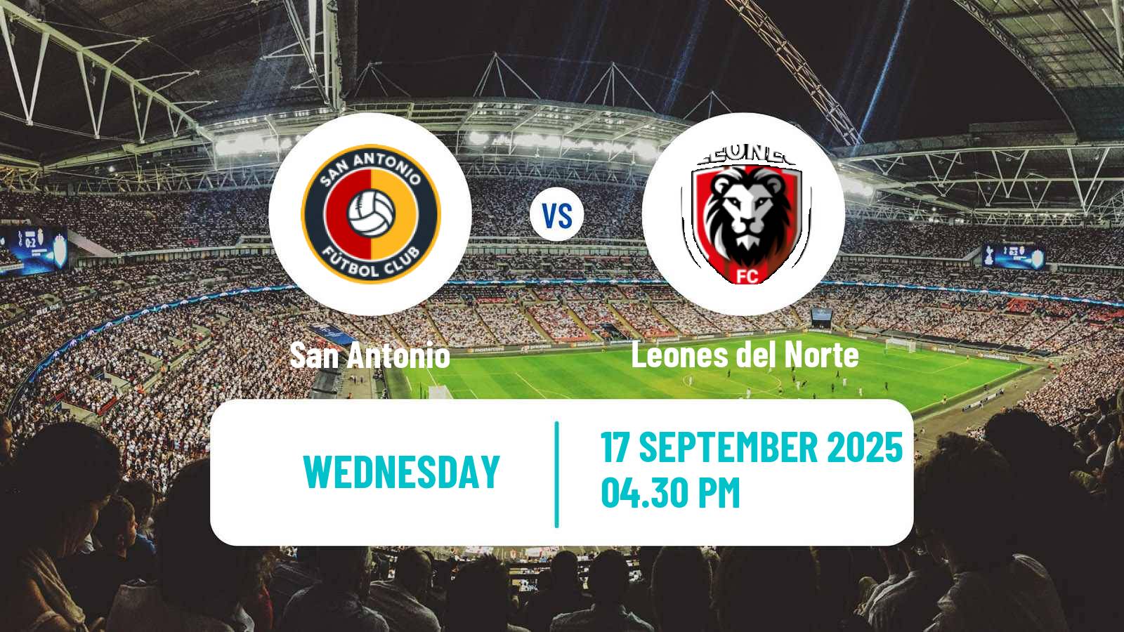 Soccer Ecuadorian Serie B San Antonio - Leones del Norte