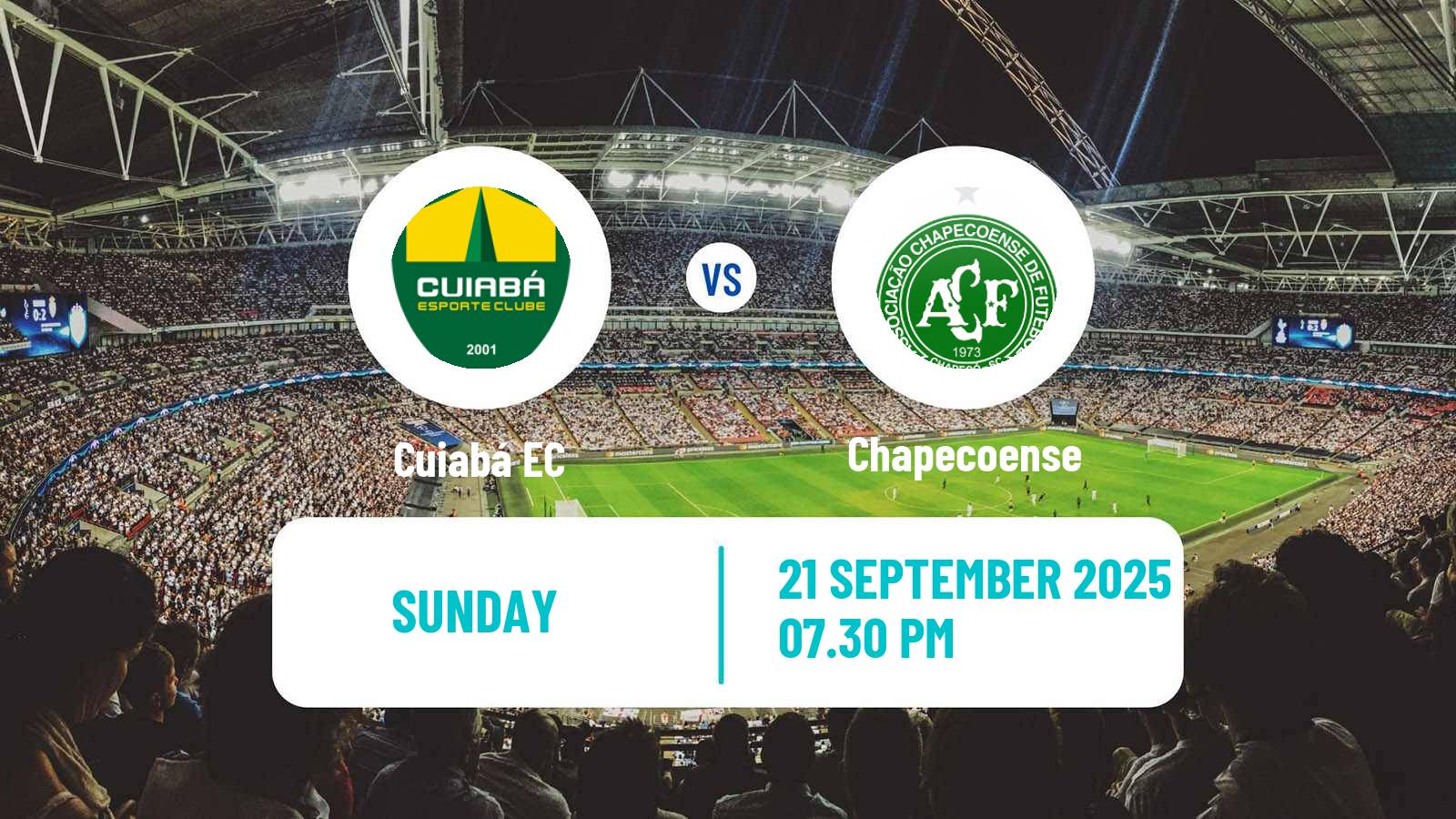 Soccer Brazilian Serie B Cuiabá - Chapecoense