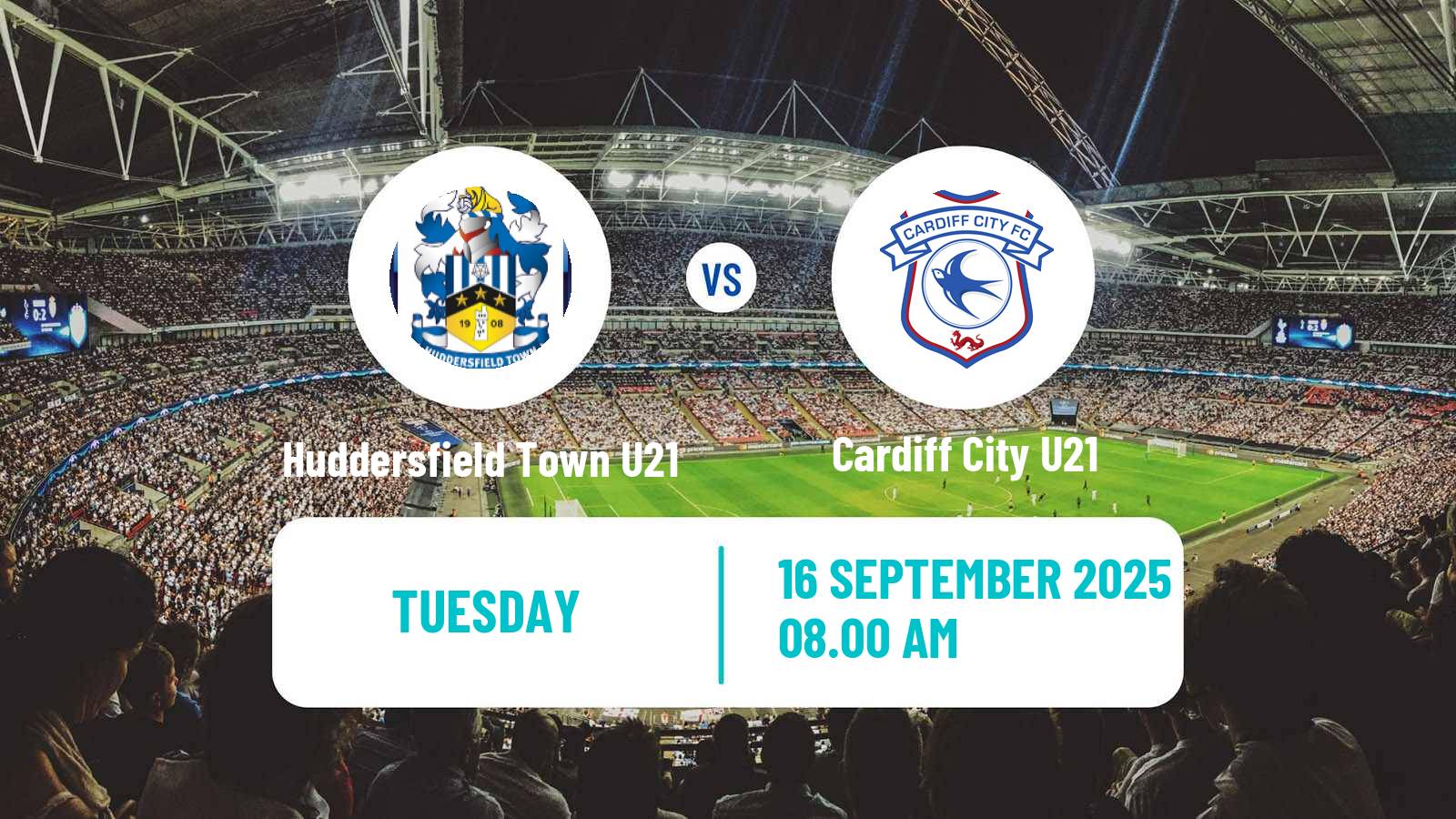 Soccer English Professional Development League Huddersfield Town U21 - Cardiff City U21