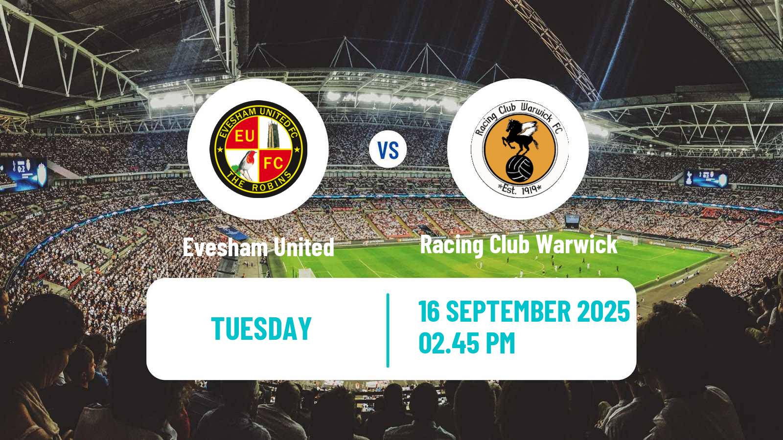 Soccer English FA Cup Evesham United - Racing Club Warwick