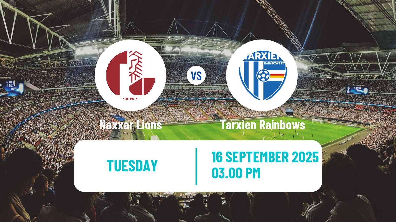 Soccer Maltese Premier League Naxxar Lions - Tarxien Rainbows