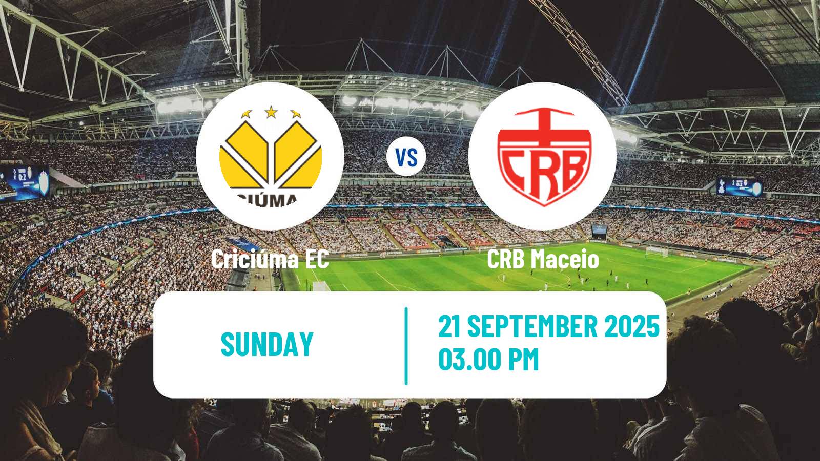 Soccer Brazilian Serie B Criciúma - CRB Maceio