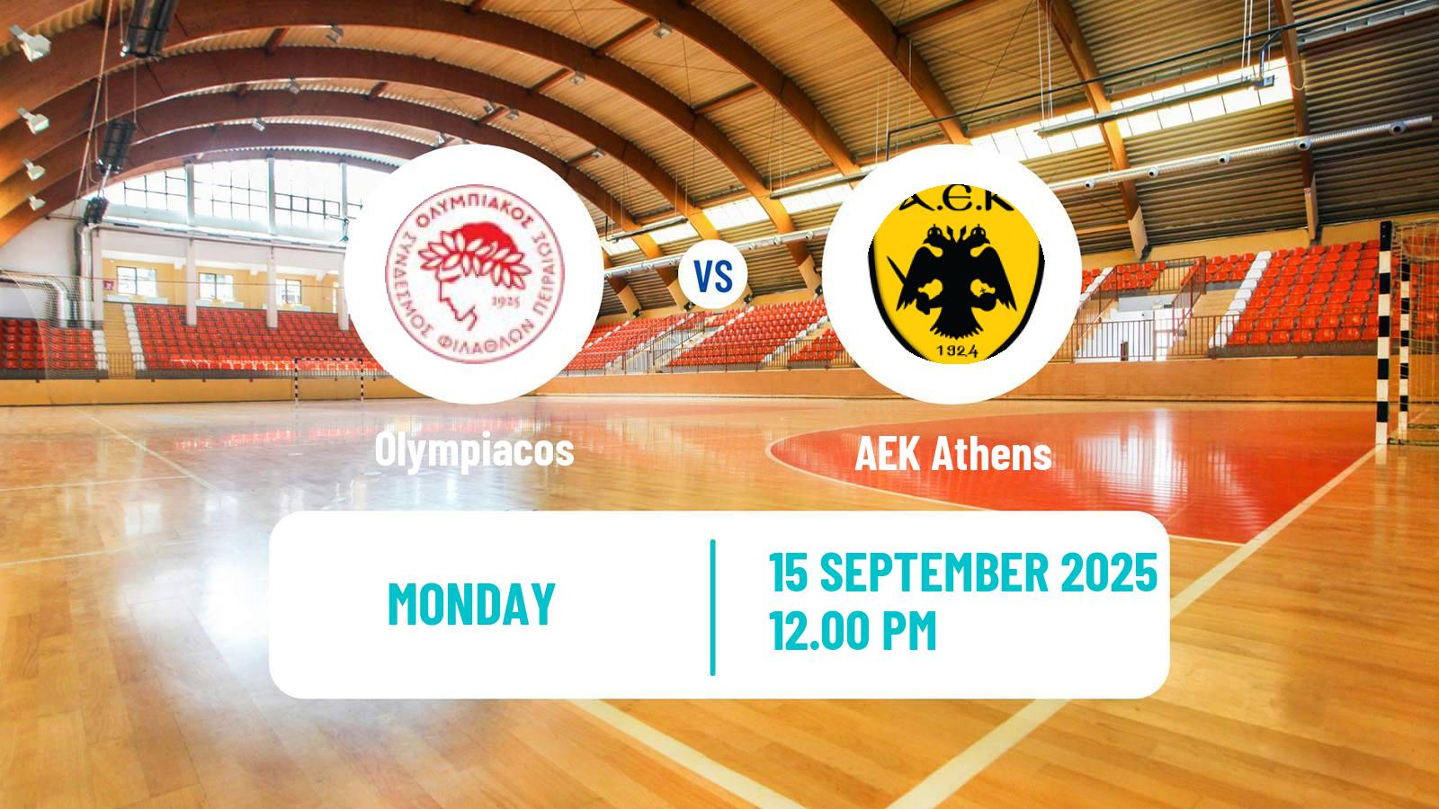 Handball Greek Super Cup Handball Olympiacos - AEK Athens
