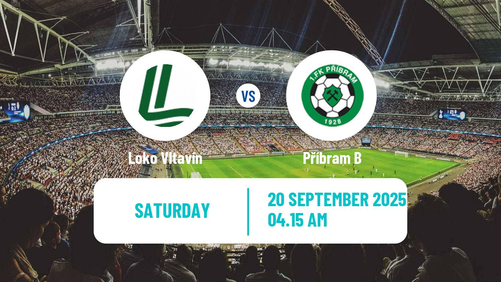 Soccer Czech CFL Group A Loko Vltavín - Příbram B