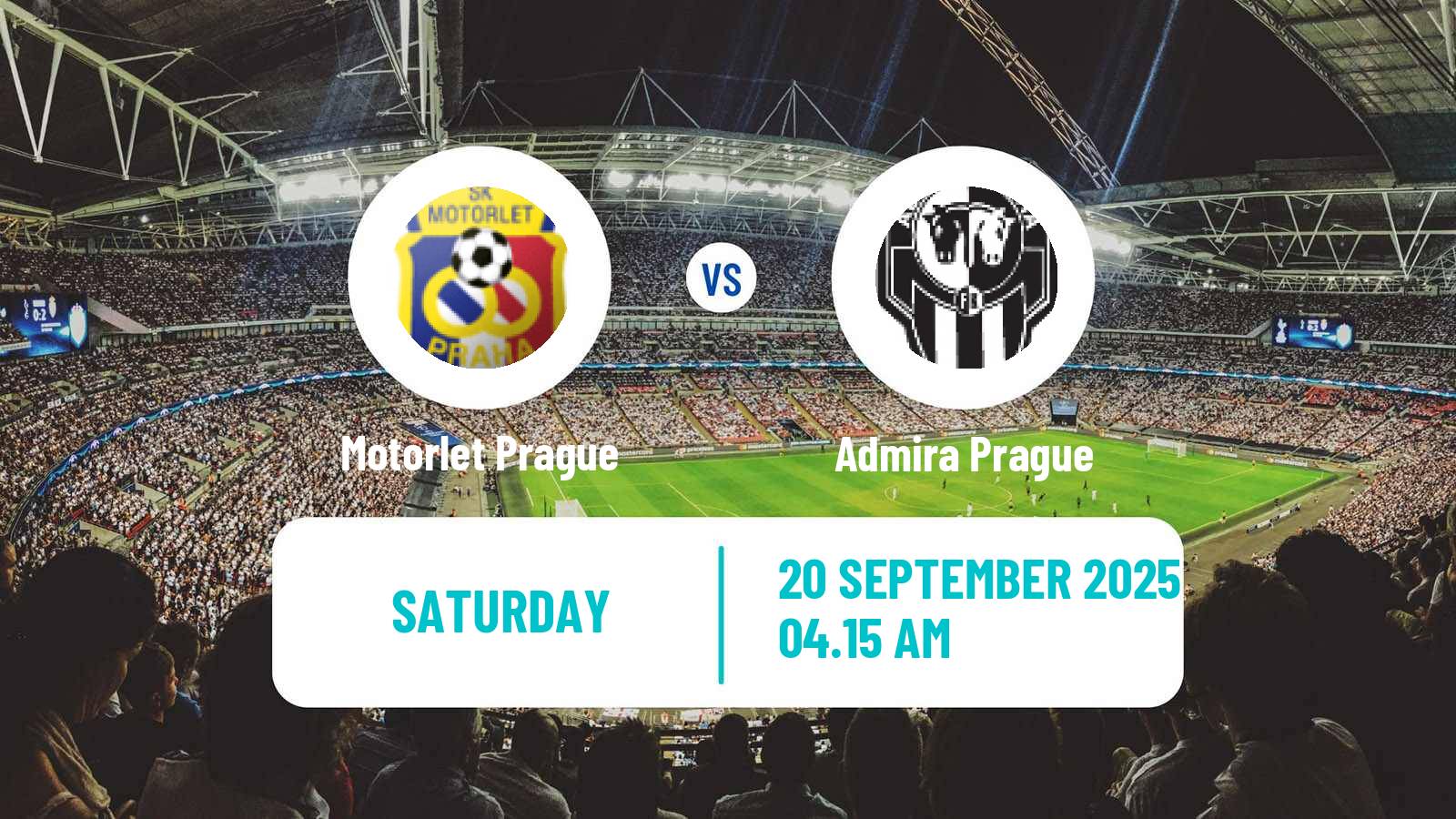Soccer Czech CFL Group A Motorlet Prague - Admira Prague