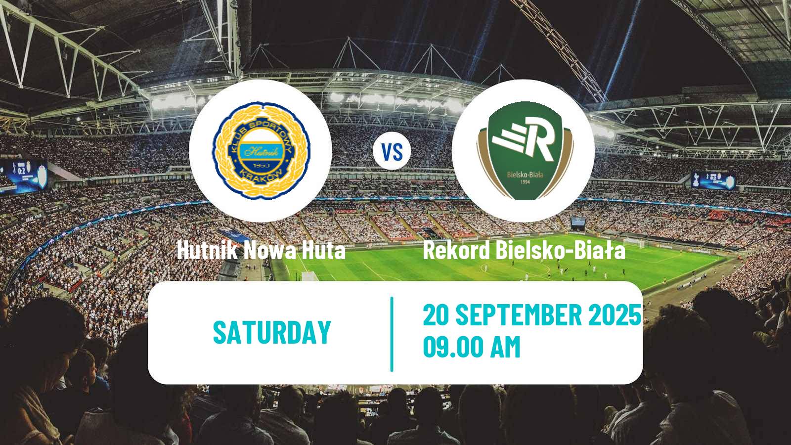 Soccer Polish Division 2 Hutnik Nowa Huta - Rekord Bielsko-Biała