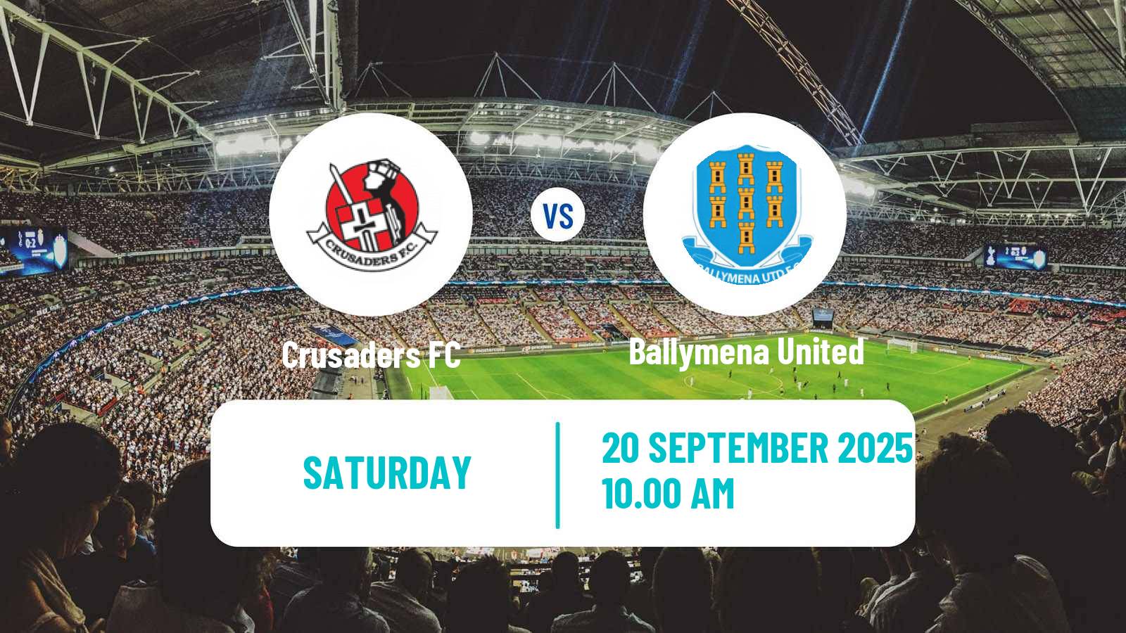 Soccer Northern Irish Premiership Crusaders - Ballymena United