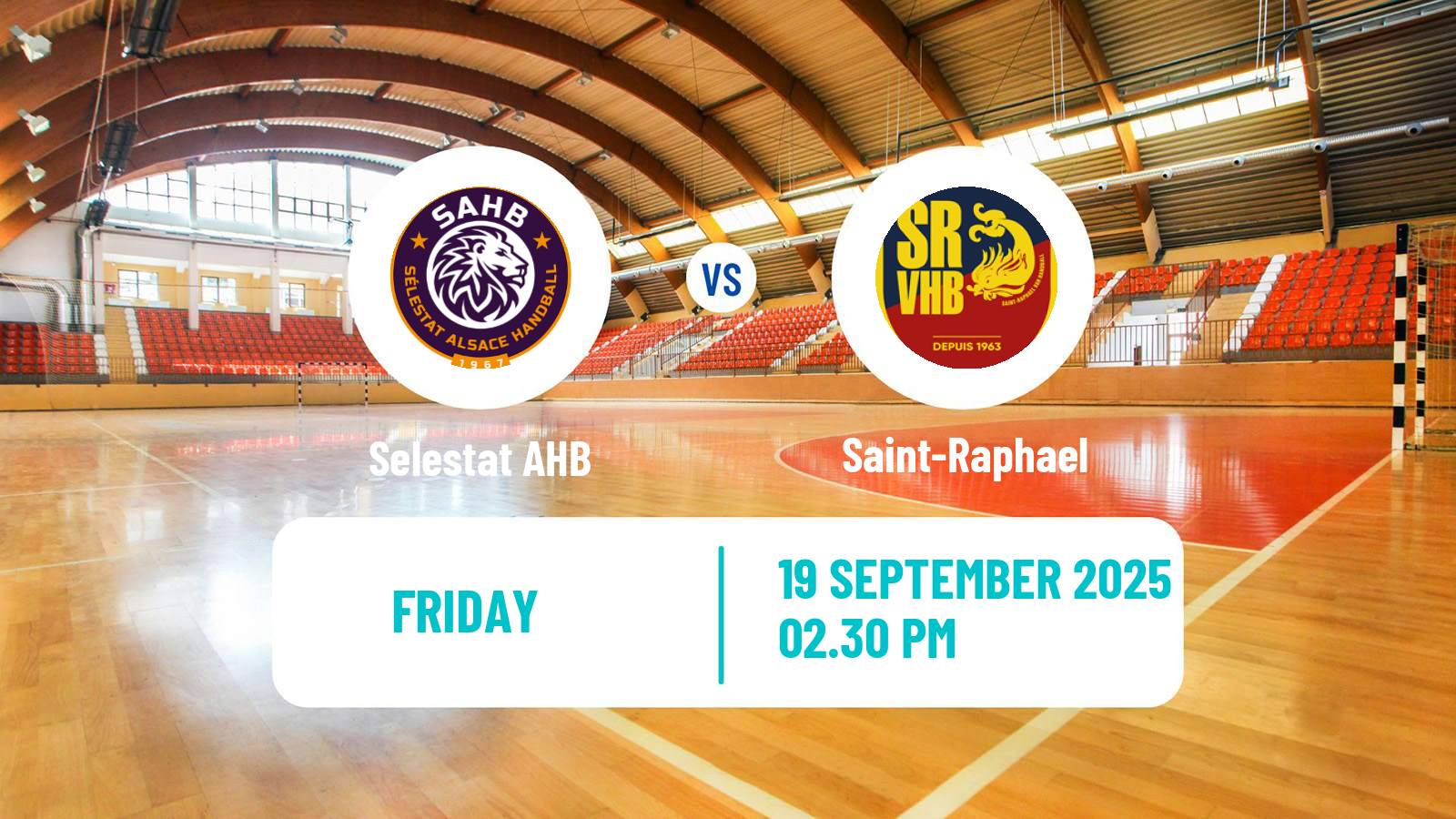 Handball French Starligue Handball Selestat AHB - Saint-Raphael