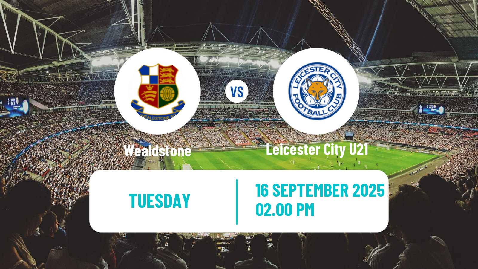 Soccer English National League Cup Wealdstone - Leicester City U21