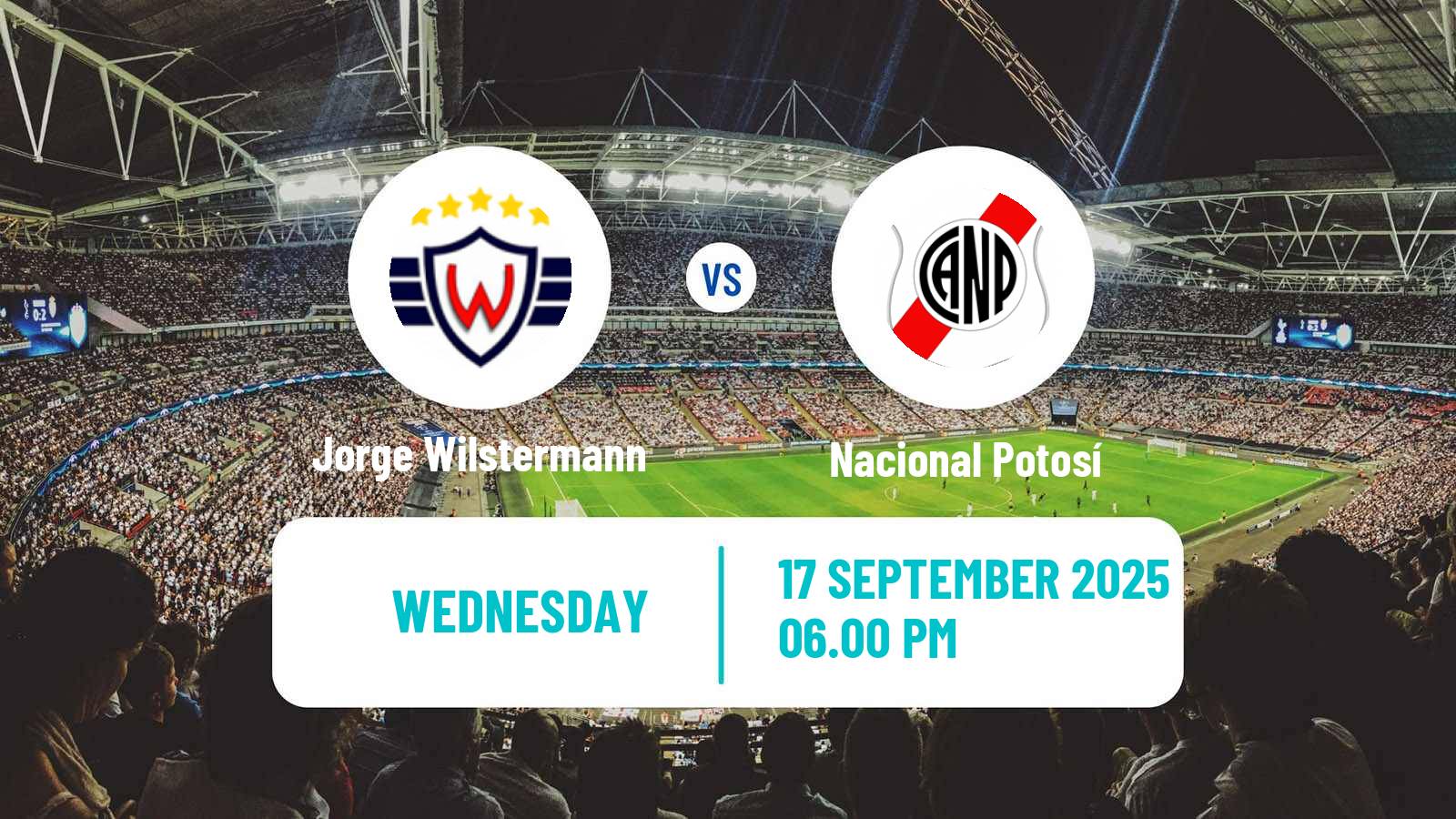 Soccer Bolivian Division Profesional Jorge Wilstermann - Nacional Potosí