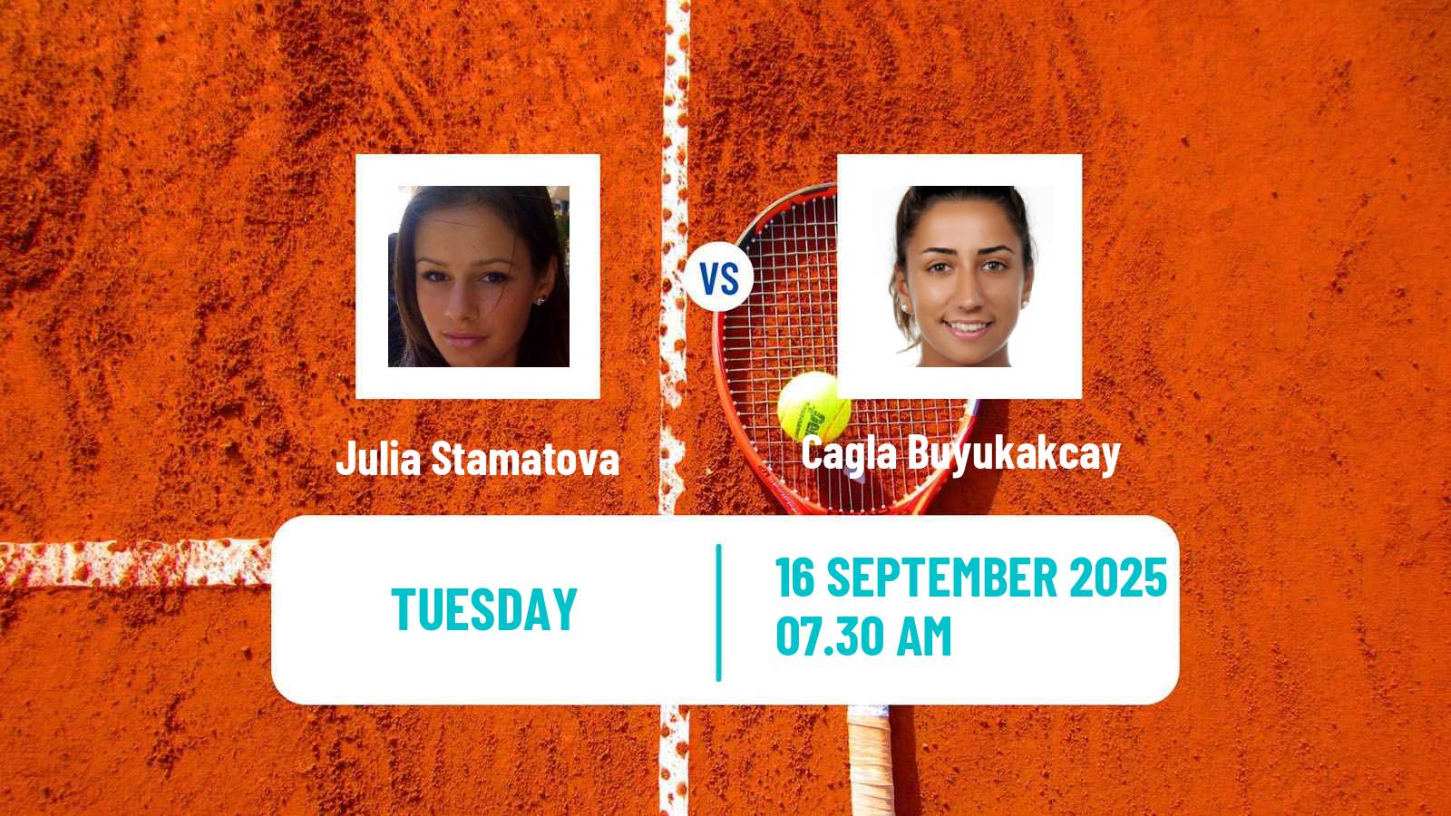 Tennis ITF W50 H Pazardzhik Women Julia Stamatova - Cagla Buyukakcay