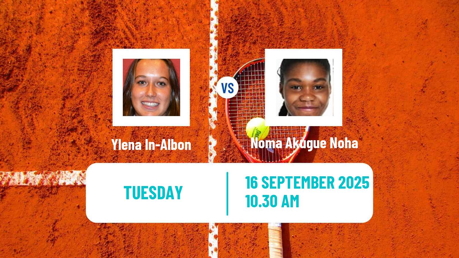 Tennis Tolentino Challenger Women Ylena In-Albon - Noma Akugue Noha