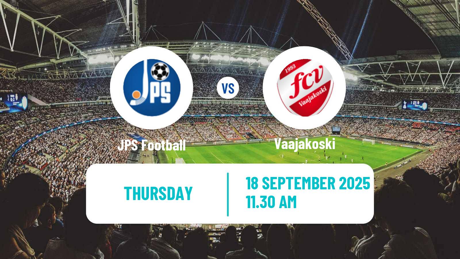 Soccer Finnish Kakkonen Group A JPS - Vaajakoski