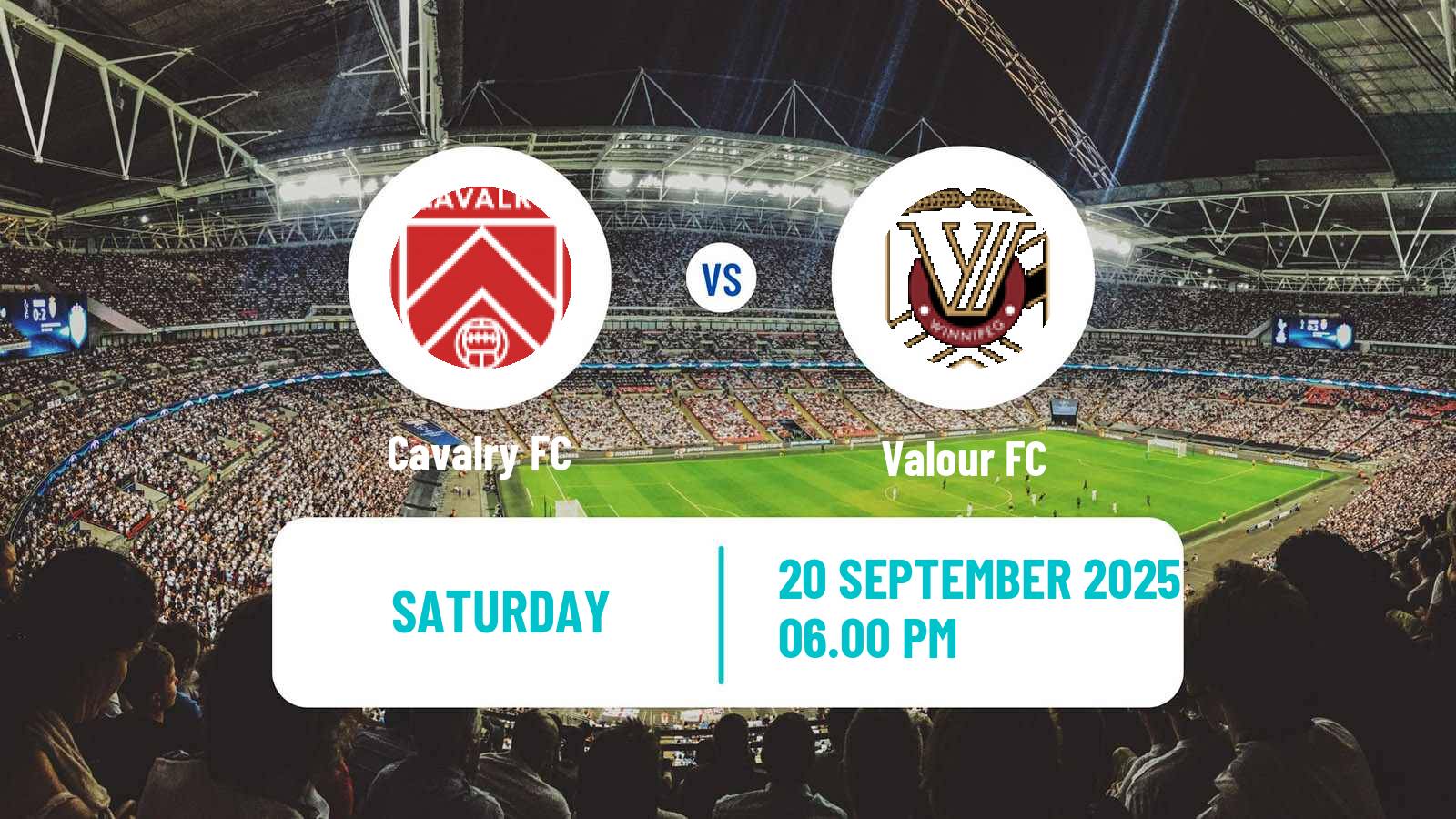 Soccer Canadian Premier League Cavalry - Valour