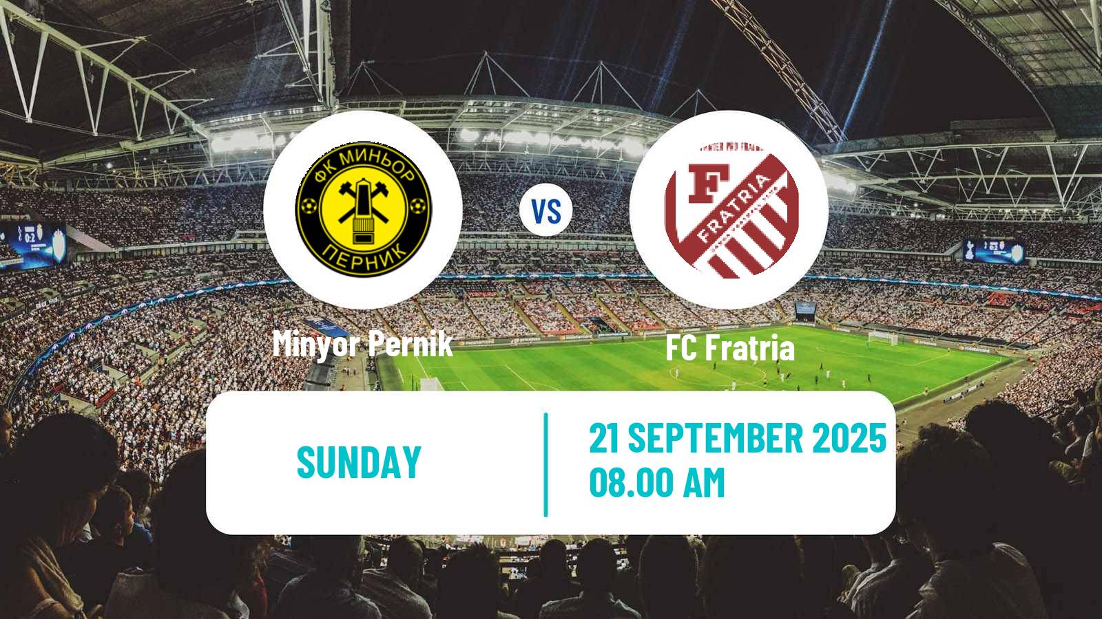 Soccer Bulgarian Vtora Liga Minyor Pernik - Fratria